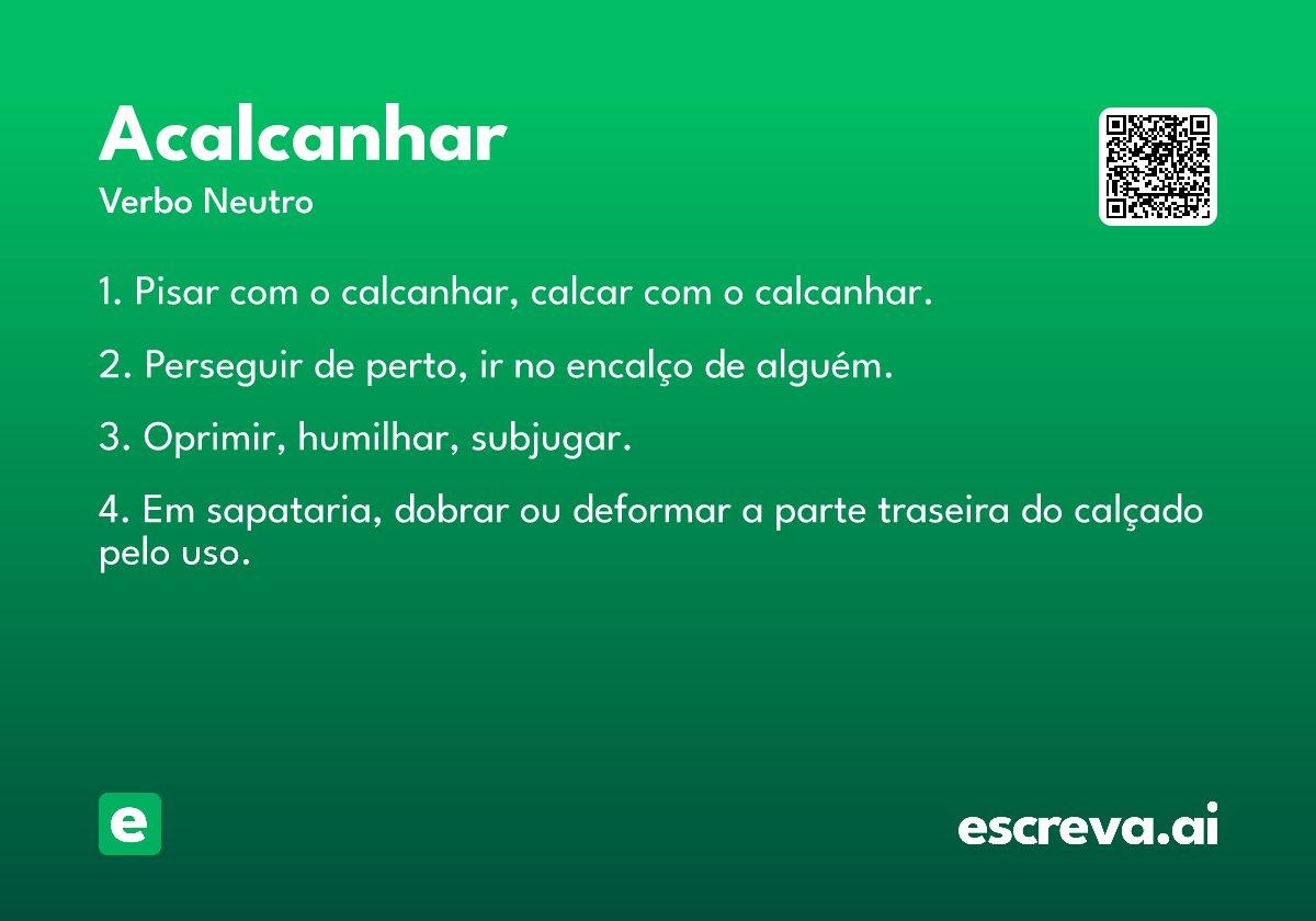 acalcanhar