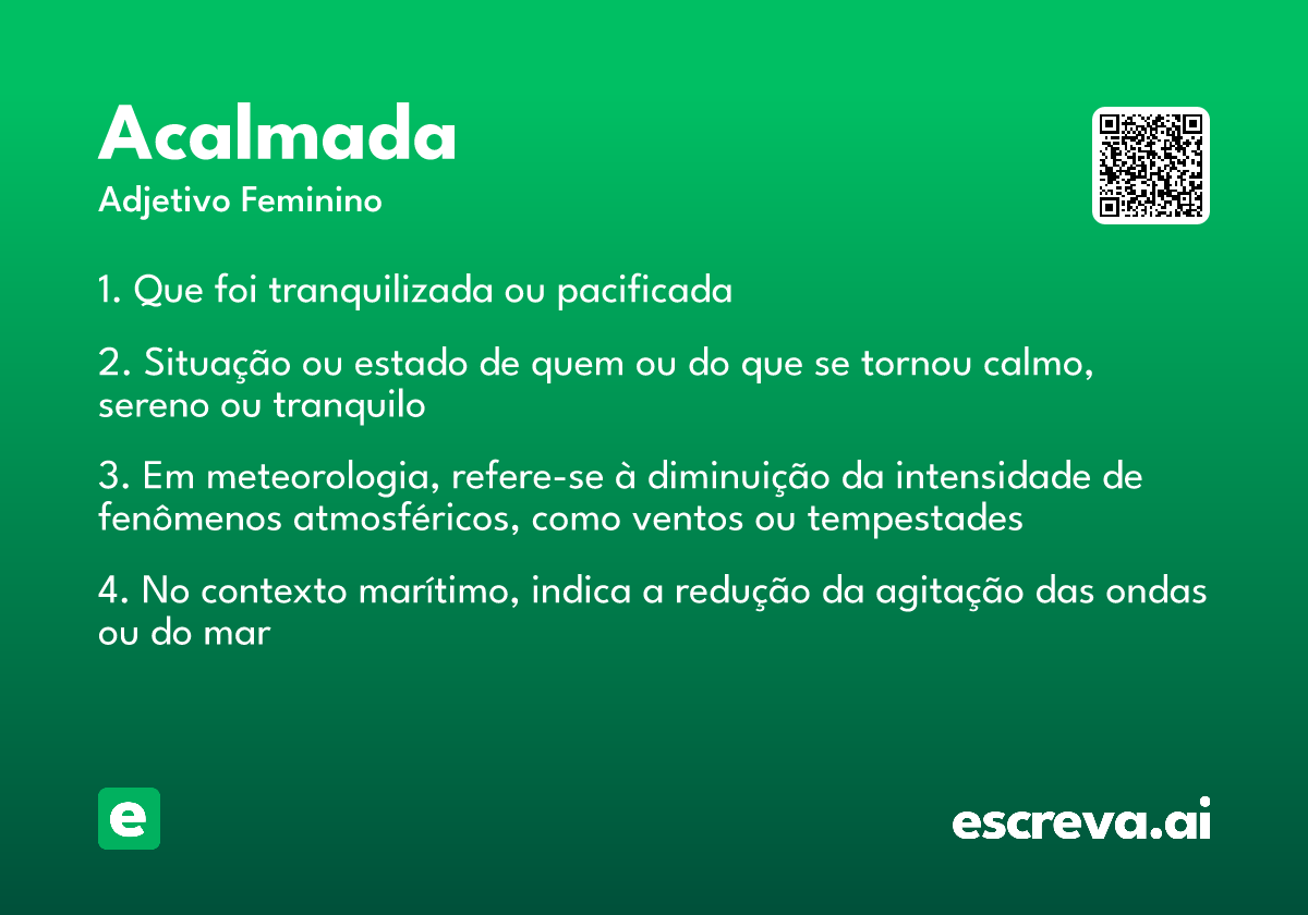 acalmada