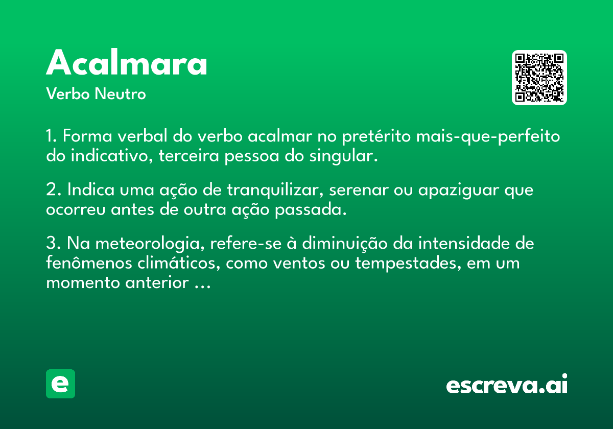 acalmara