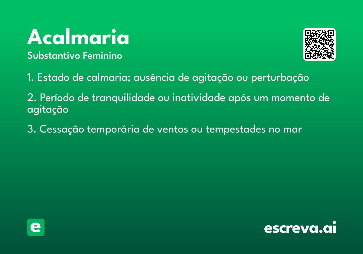 acalmaria