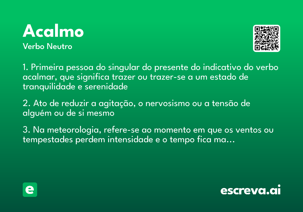 acalmo