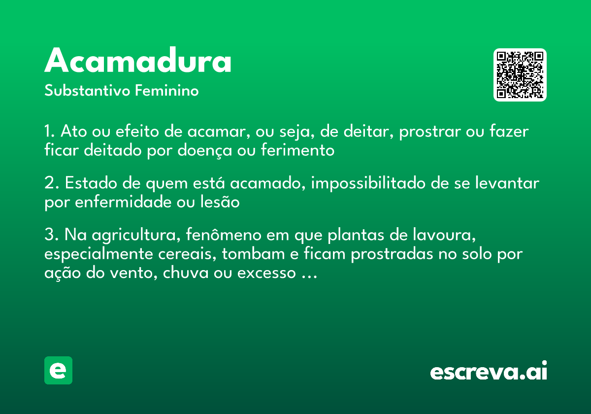 acamadura