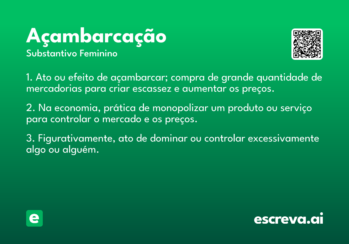 açambarcação