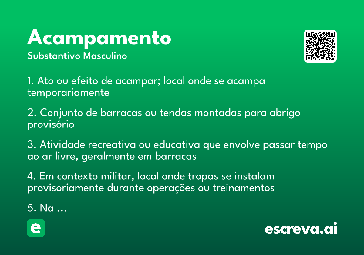 acampamento