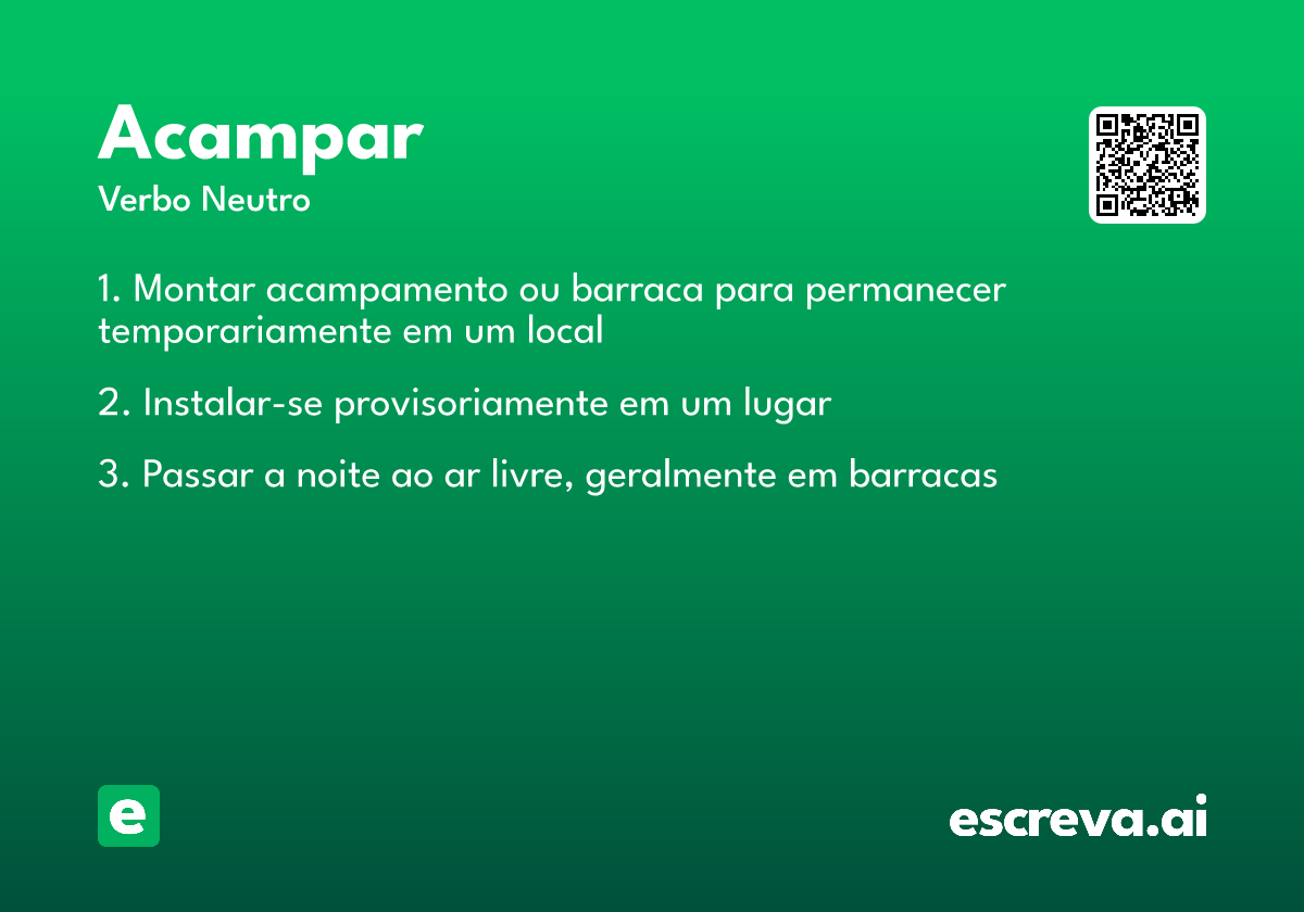 acampar