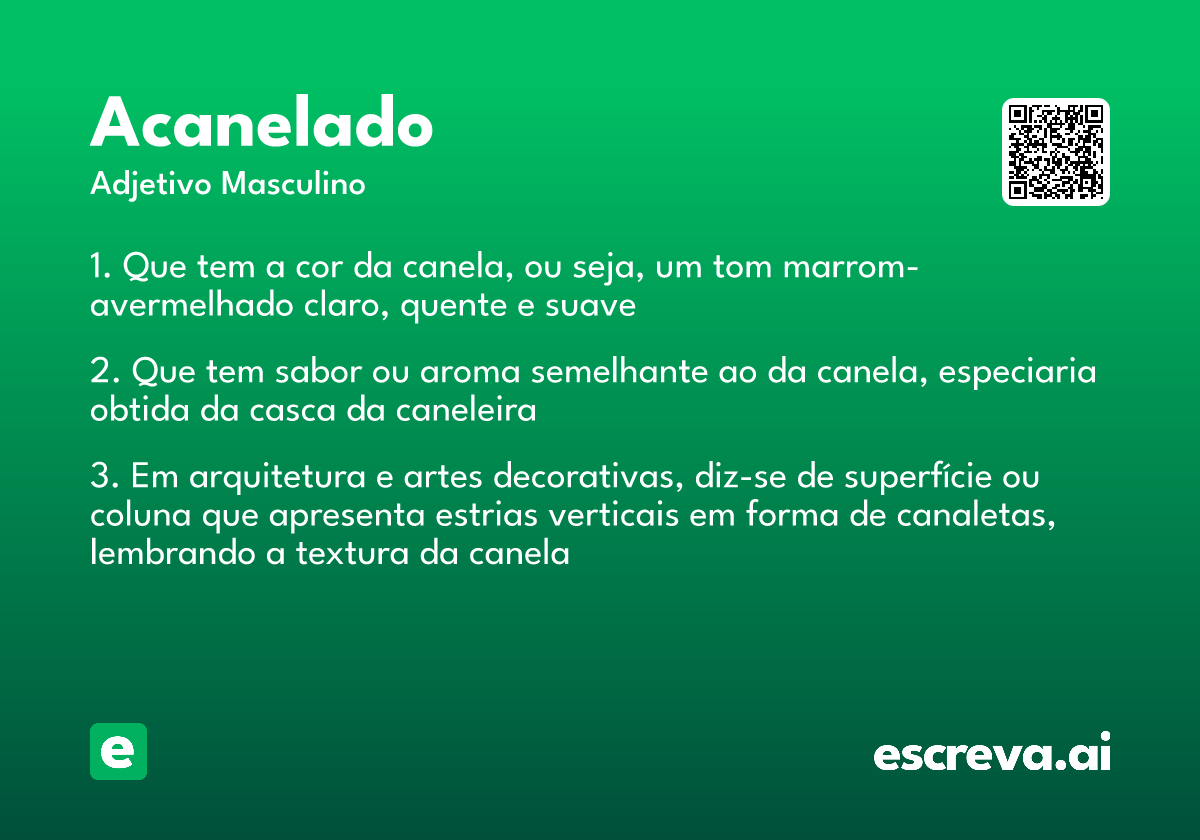 acanelado