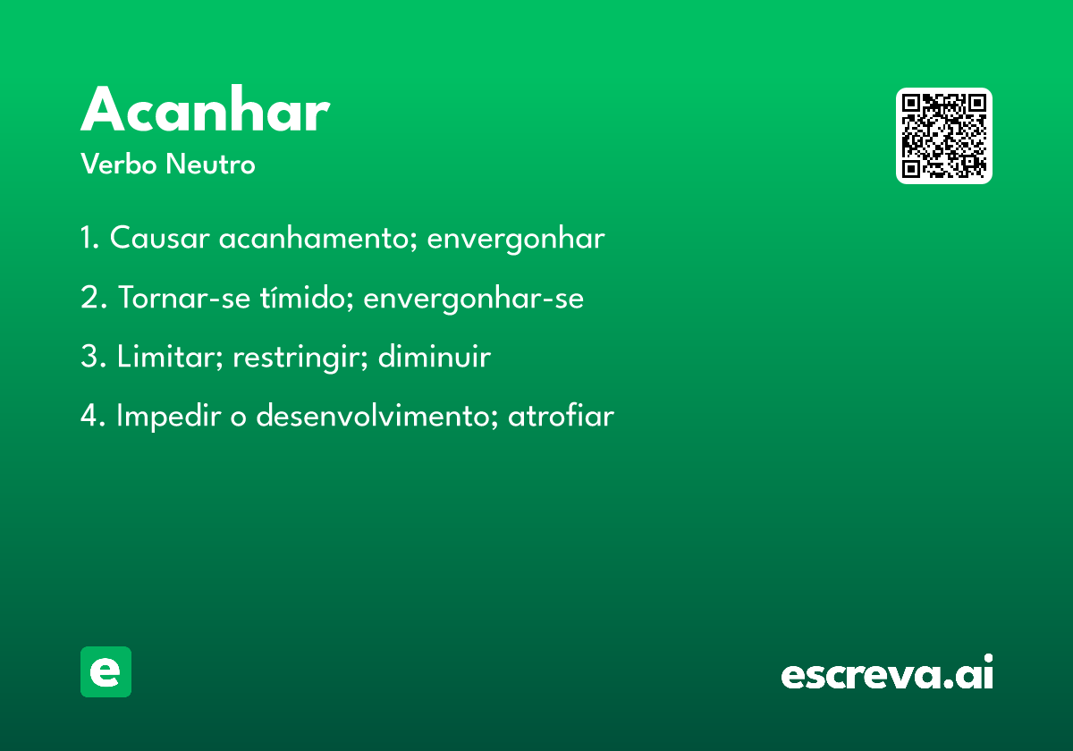 acanhar