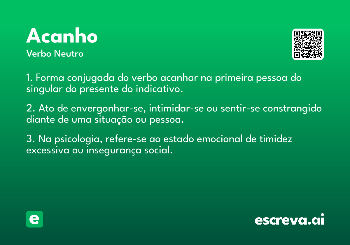 acanho