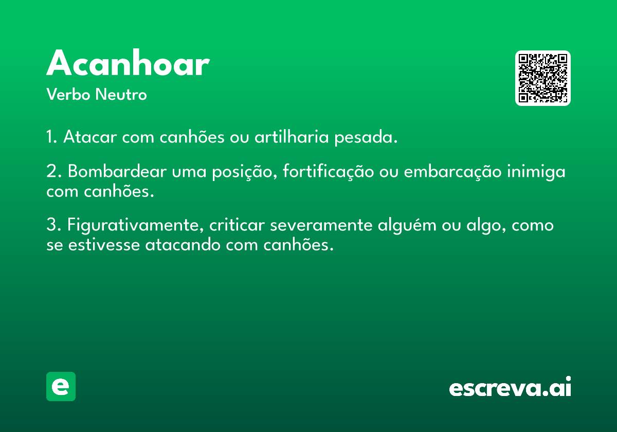 acanhoar