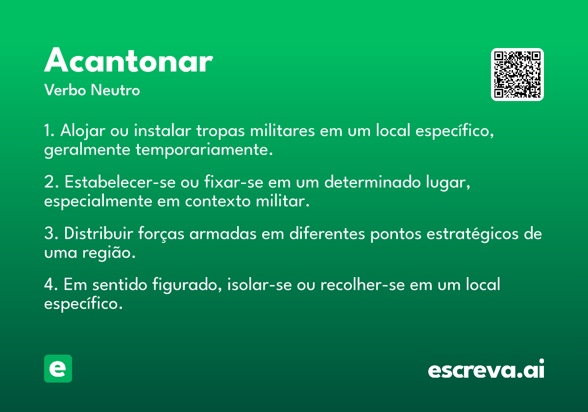 acantonar