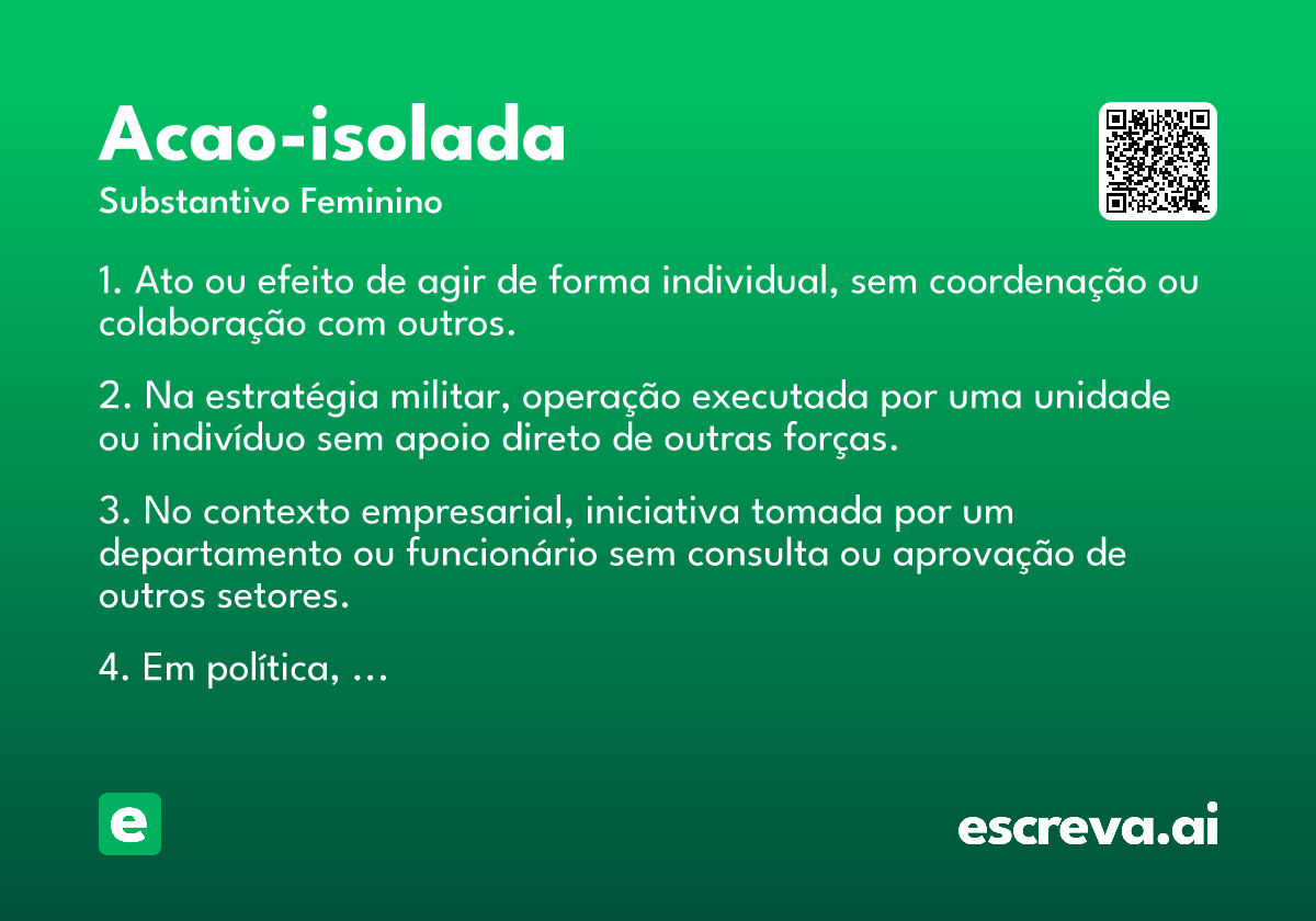 acao-isolada