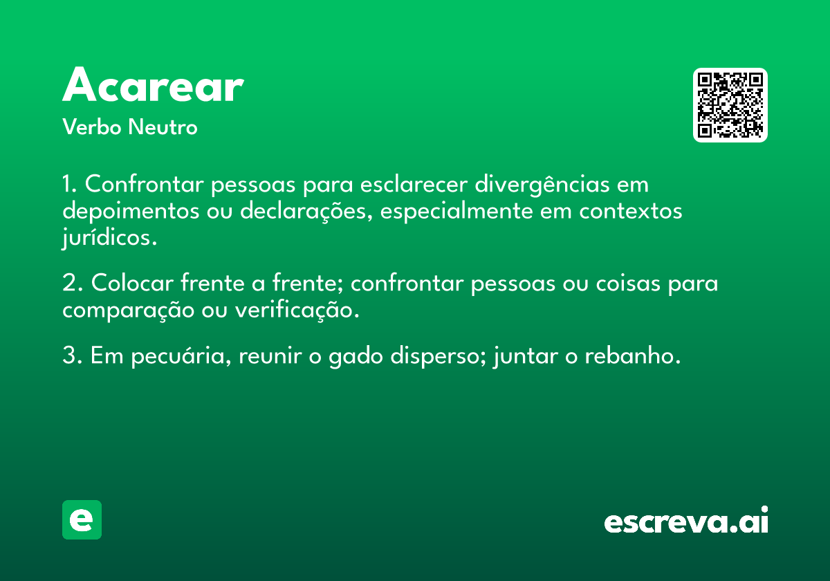 acarear