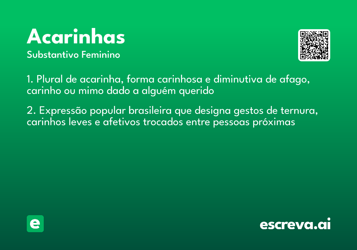 acarinhas
