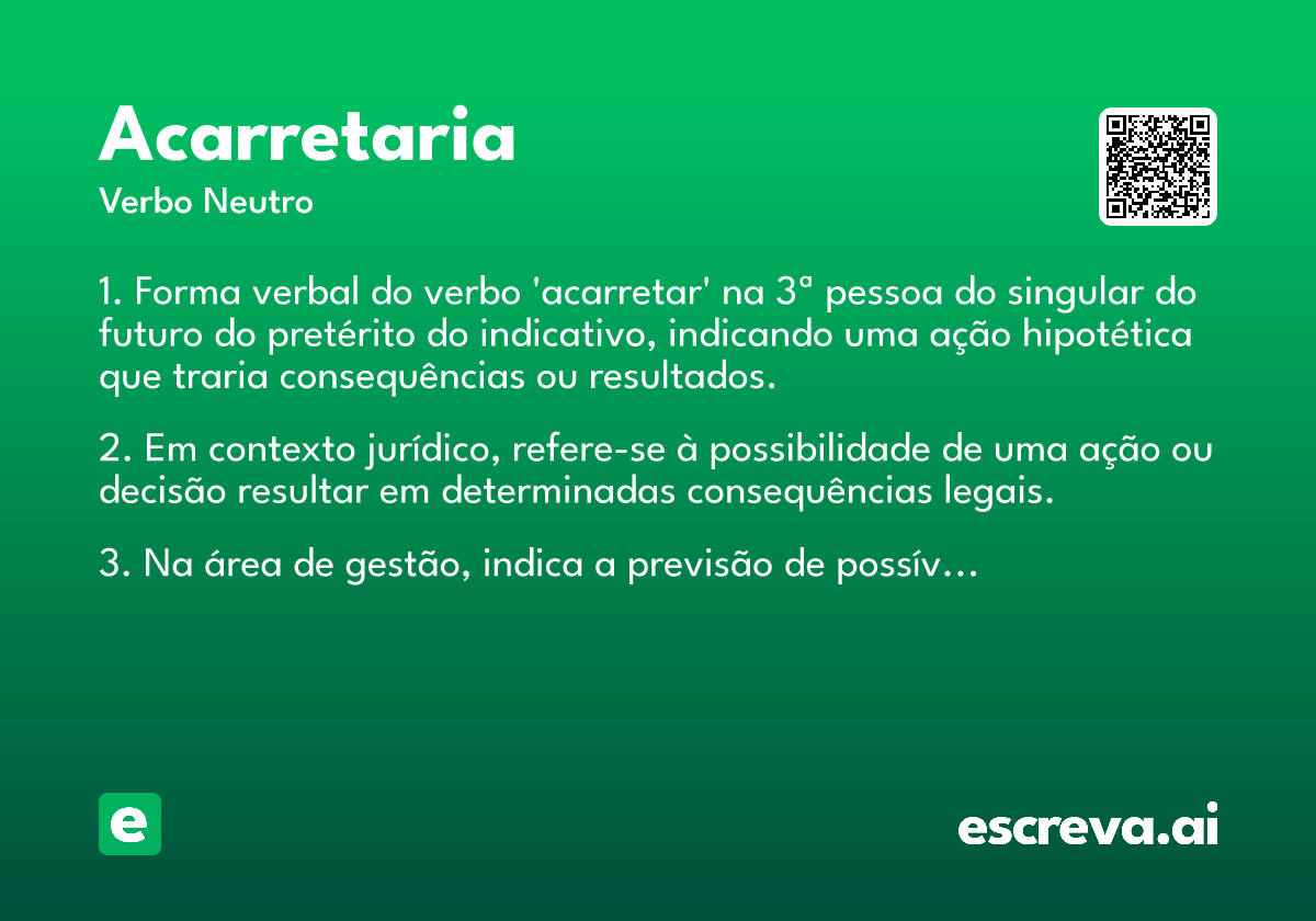acarretaria