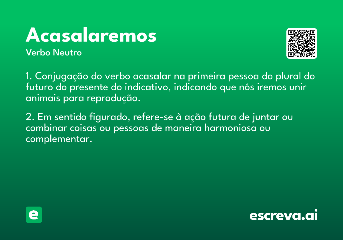 acasalaremos