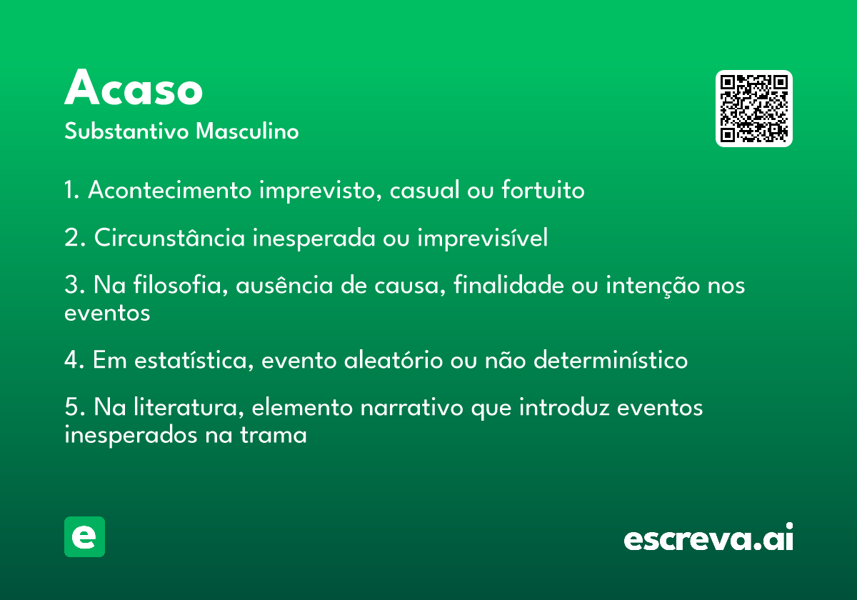 acaso