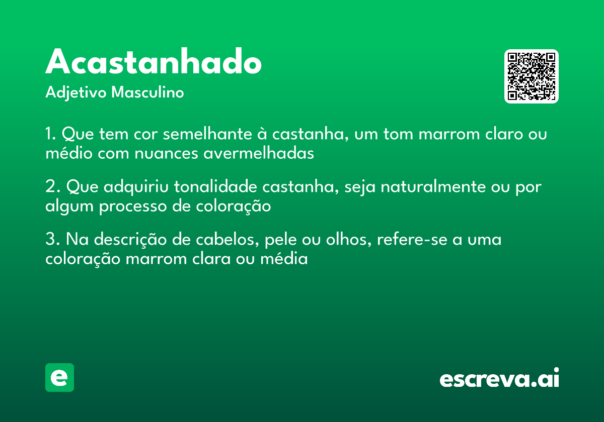 acastanhado