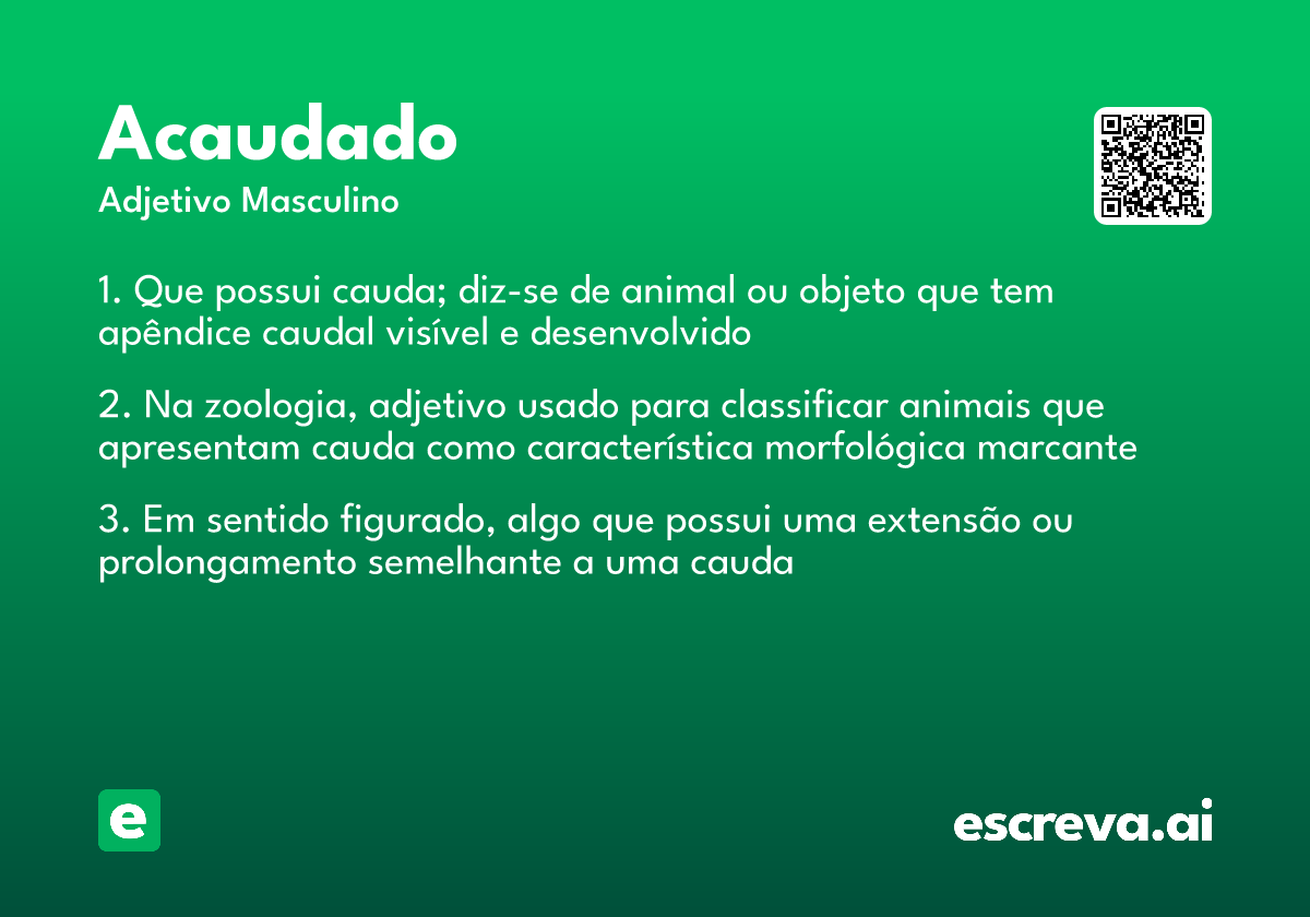 acaudado