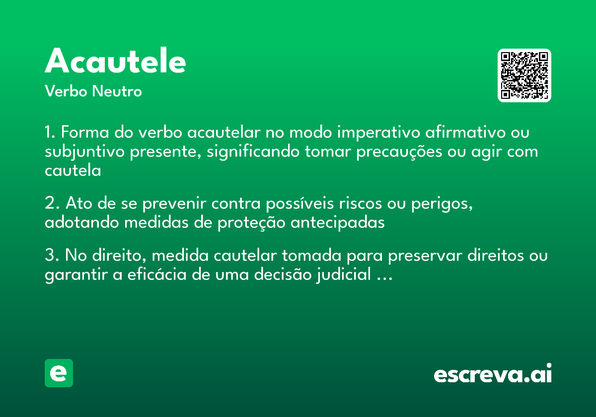 acautele