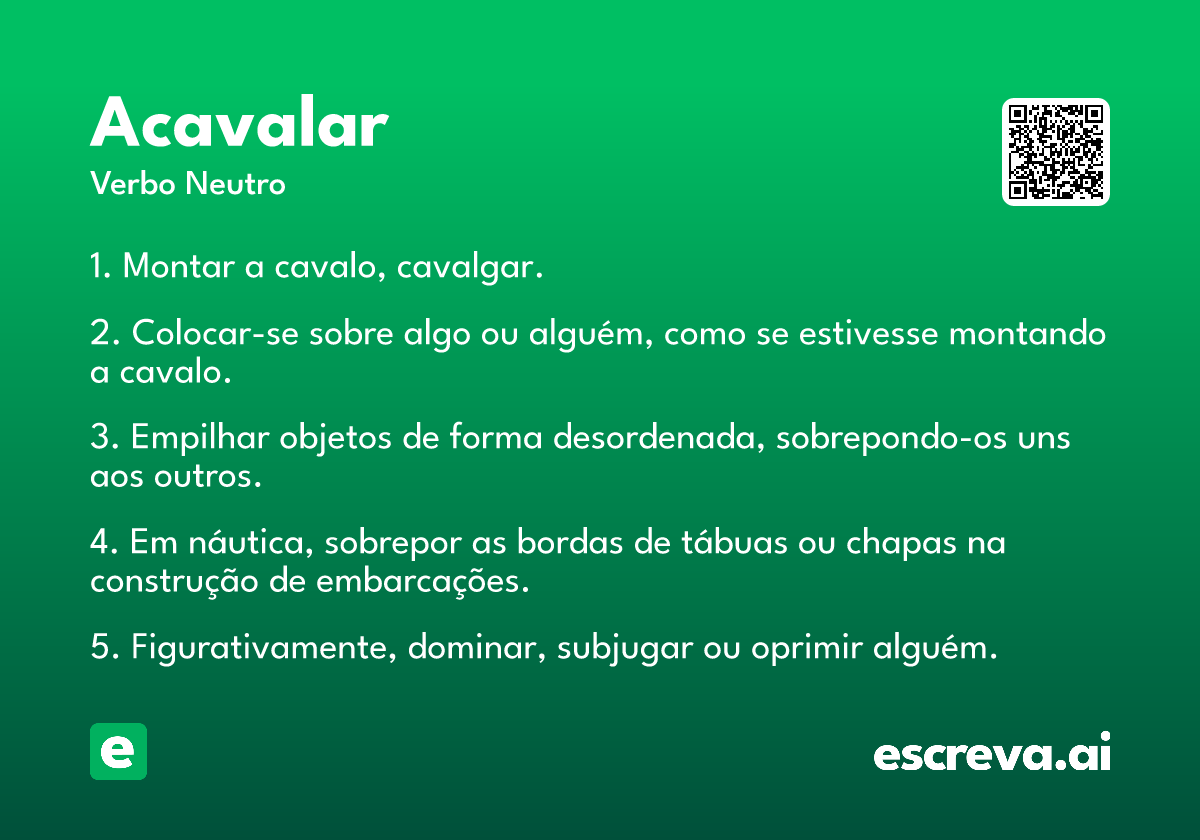 acavalar