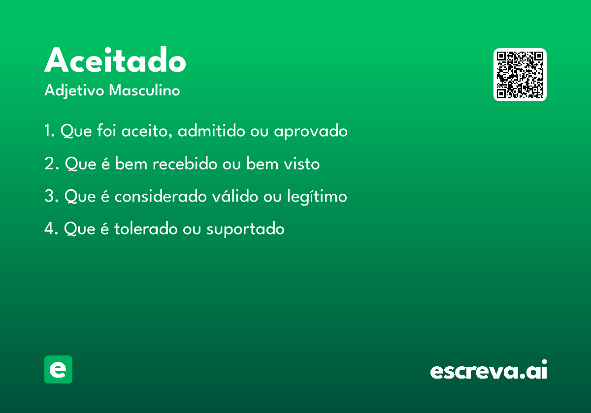 aceitado