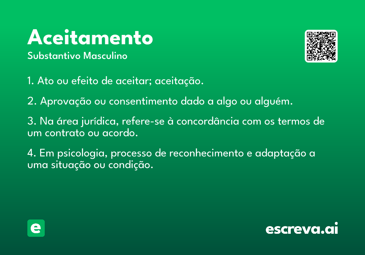 aceitamento