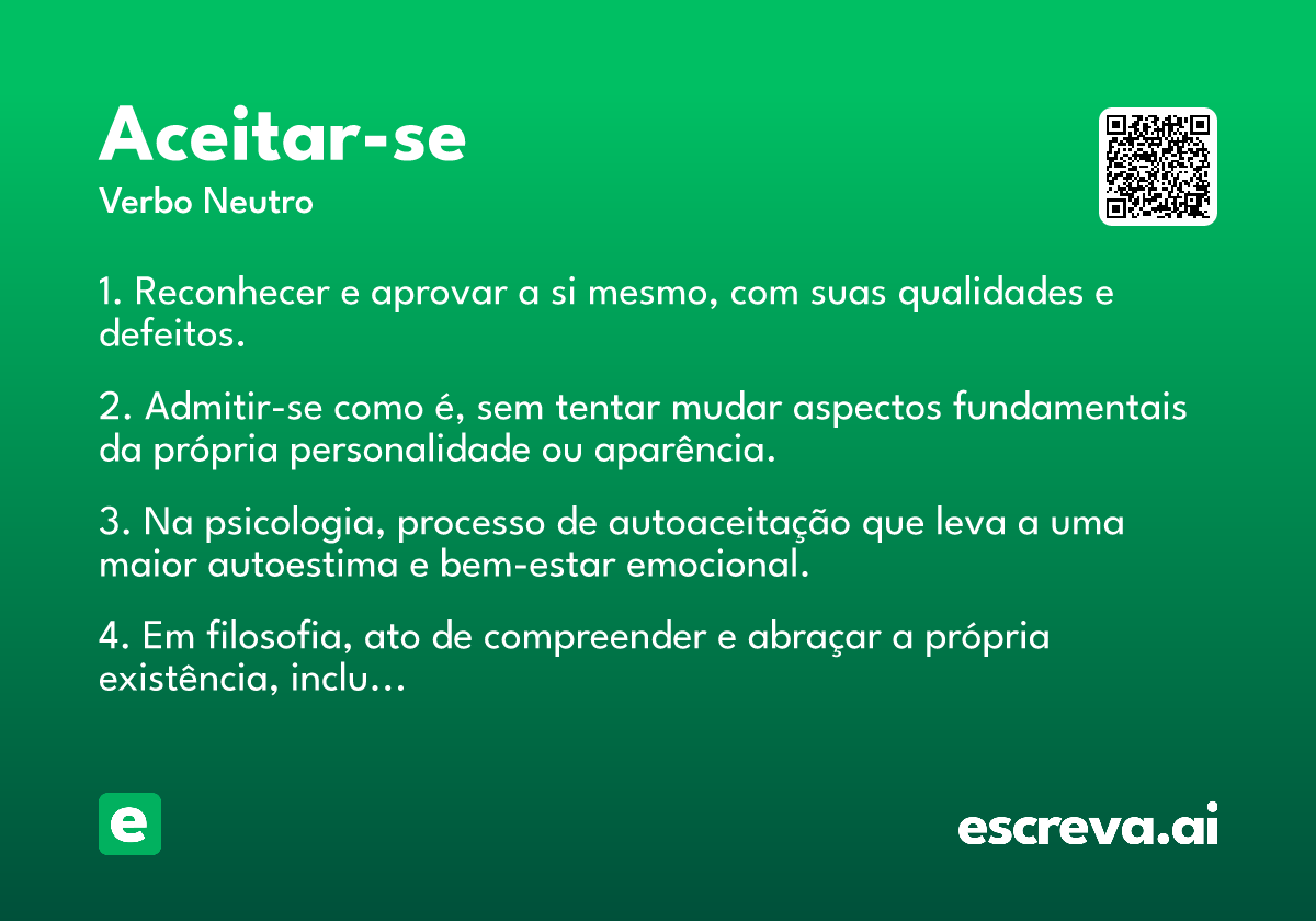 aceitar-se