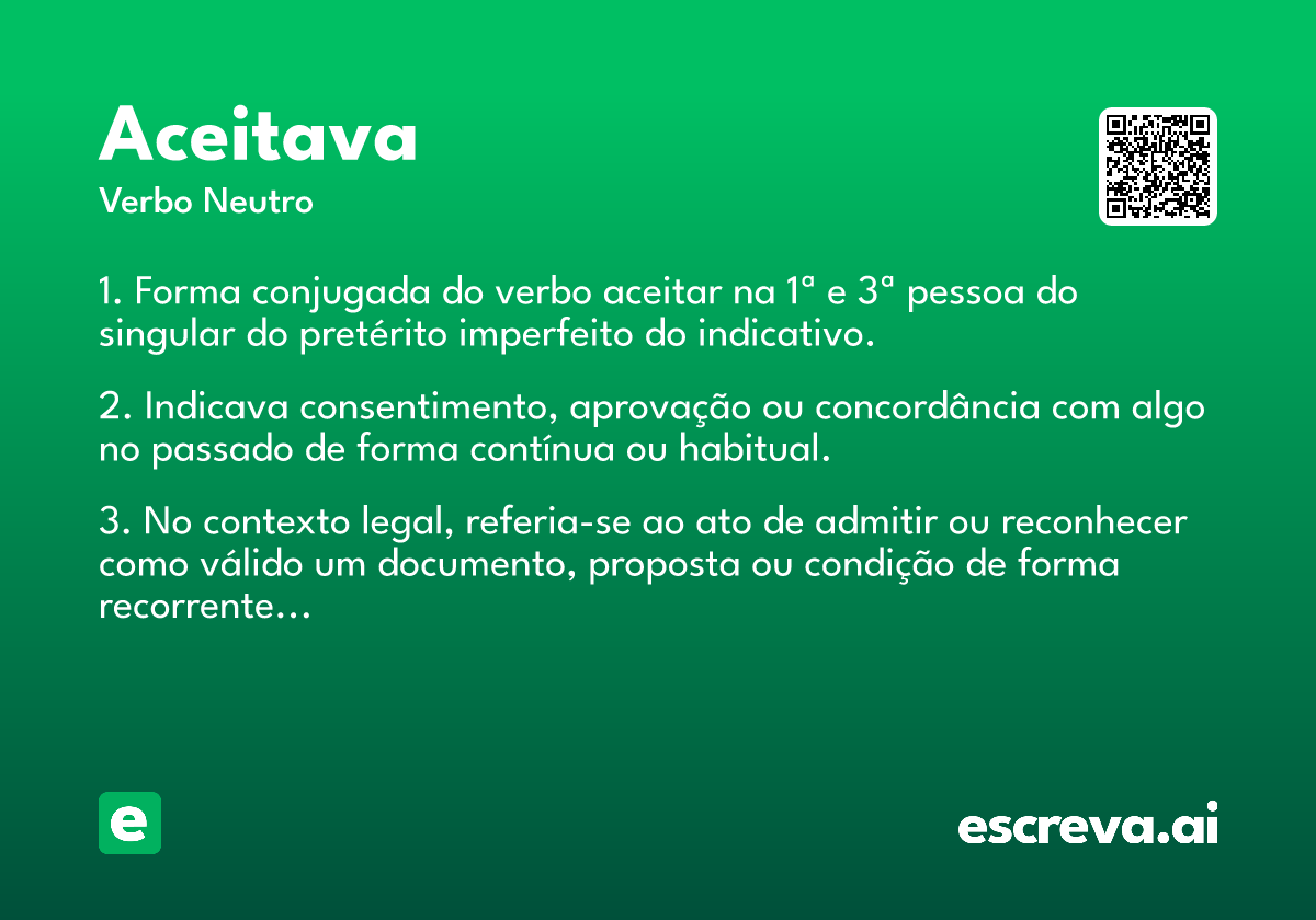 aceitava