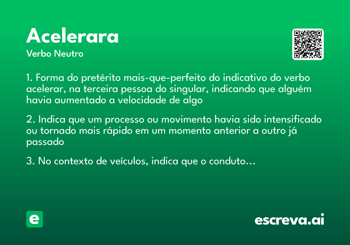 acelerara