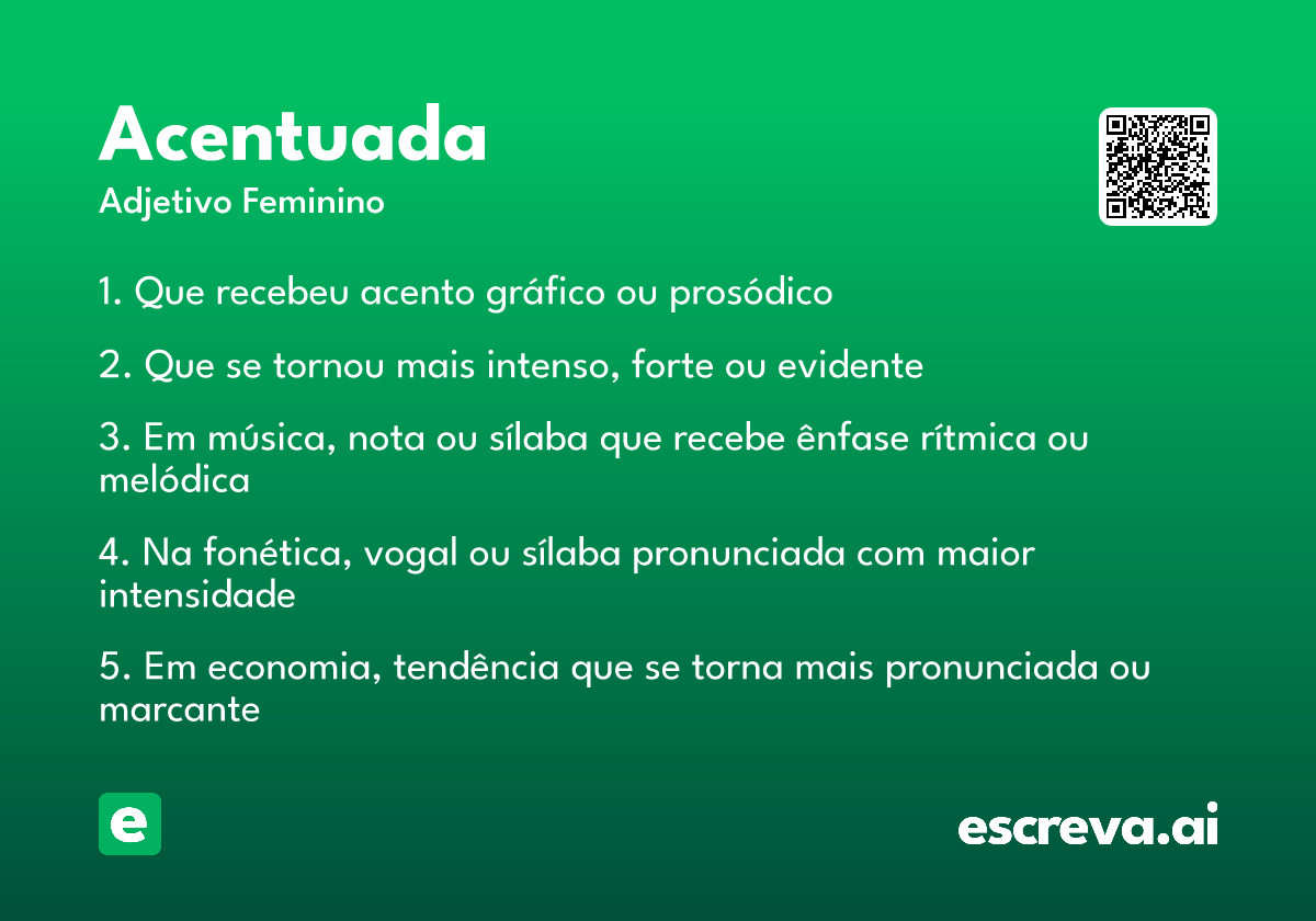 acentuada