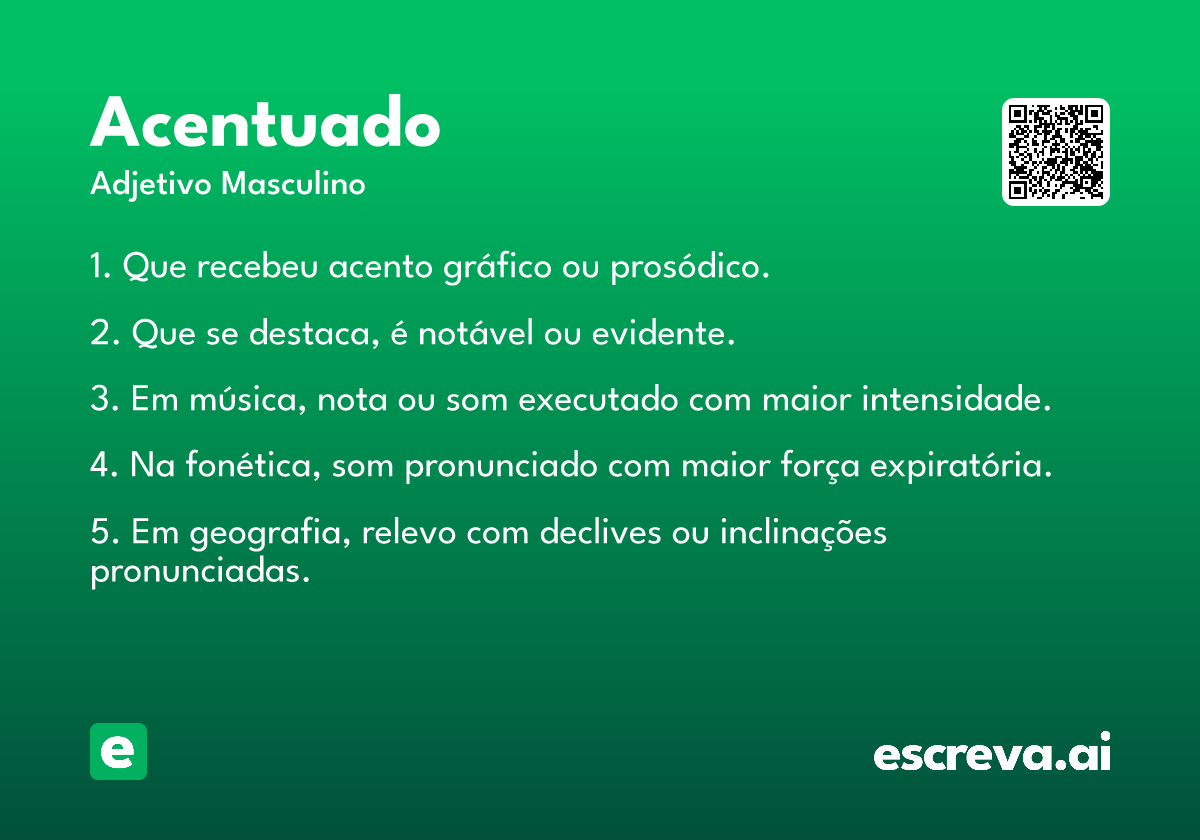 acentuado