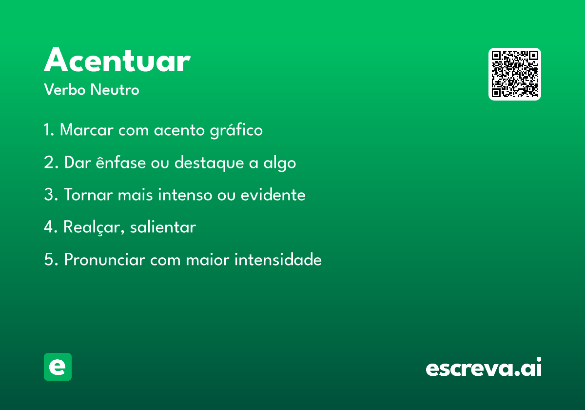 acentuar