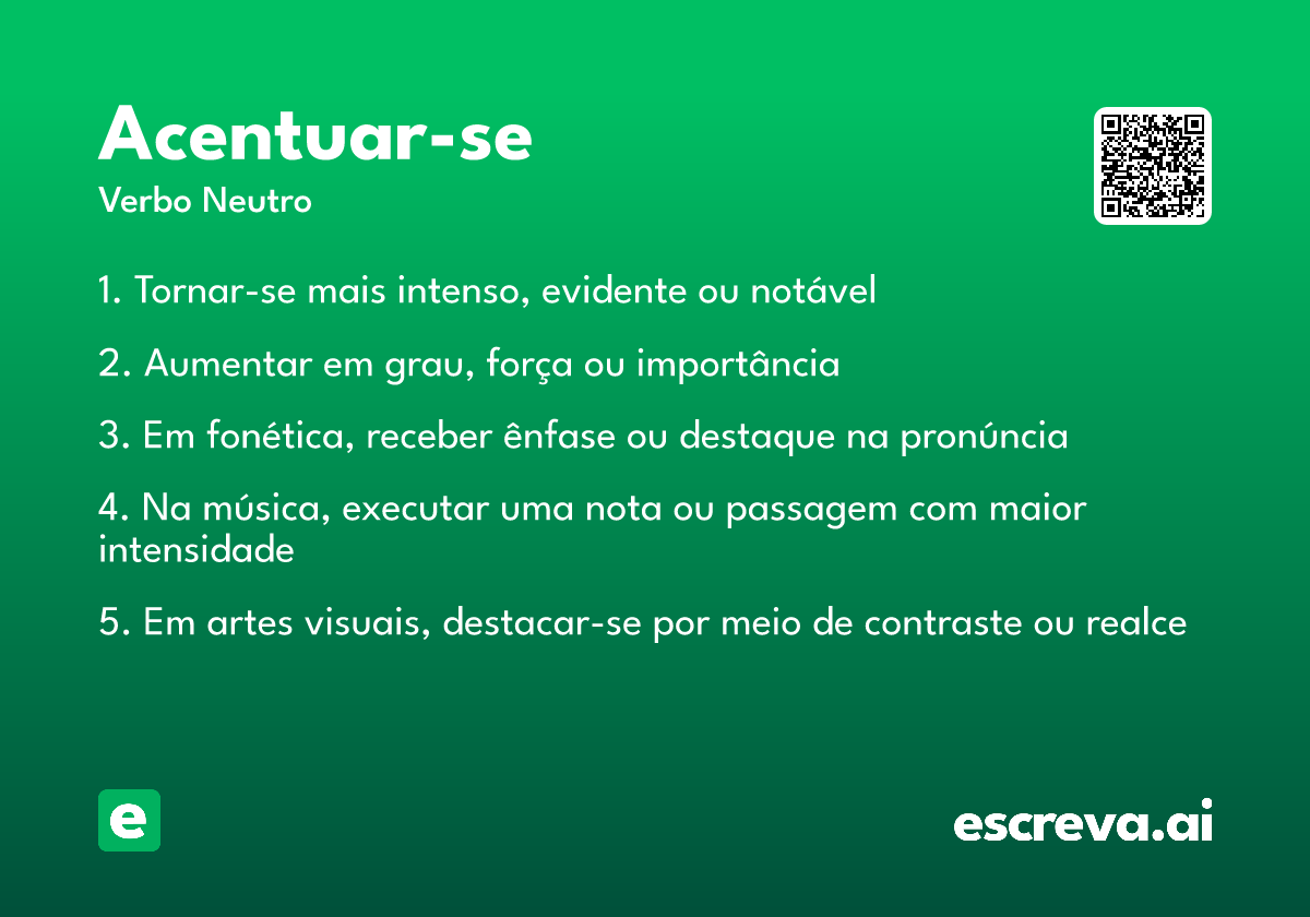 acentuar-se