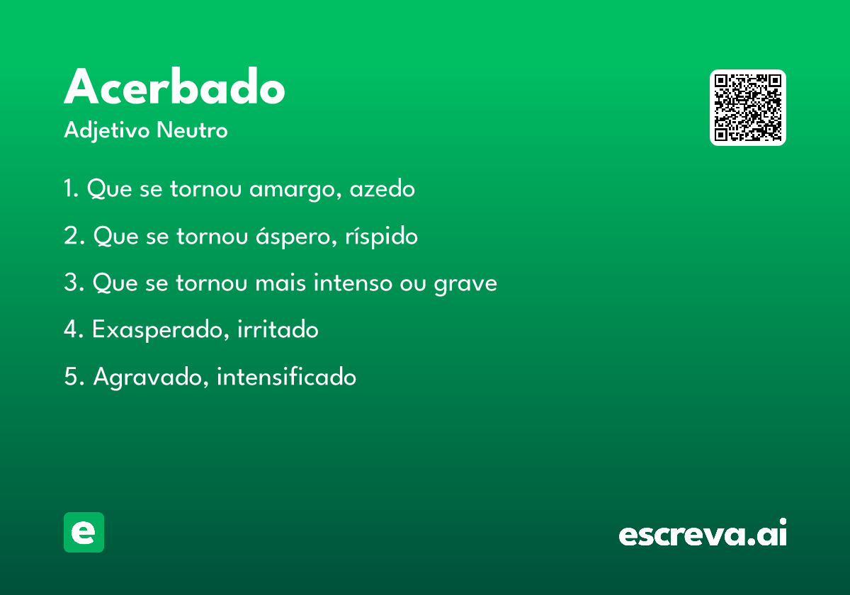 acerbado