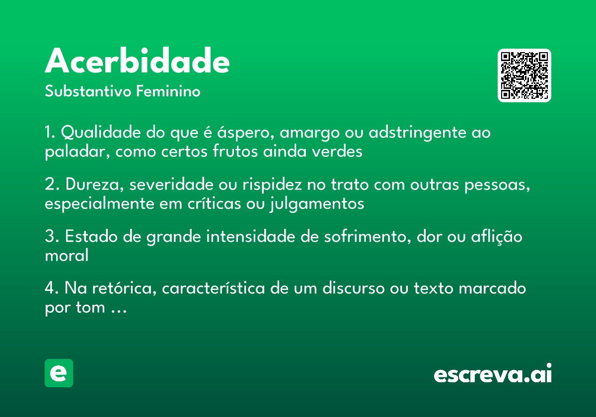 acerbidade