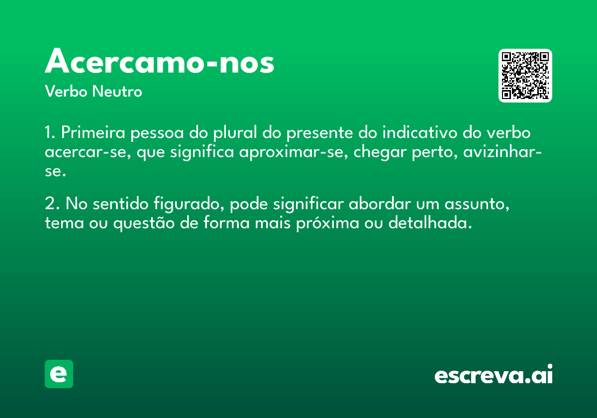 acercamo-nos
