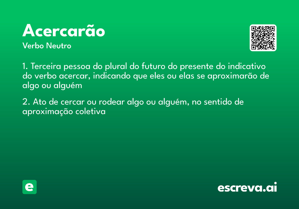 acercarão