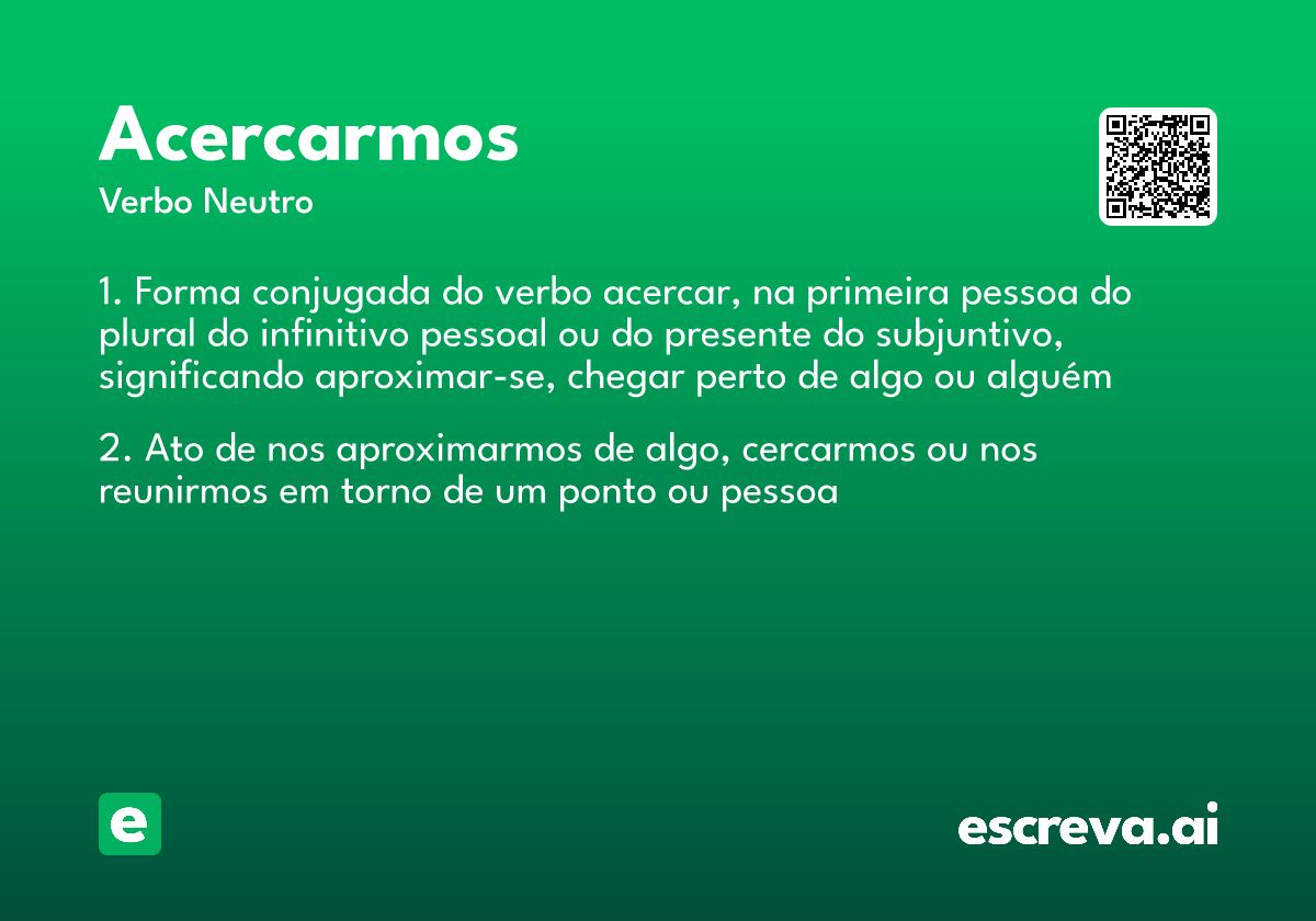 acercarmos