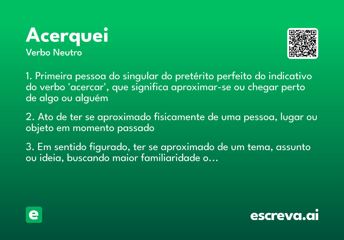 acerquei