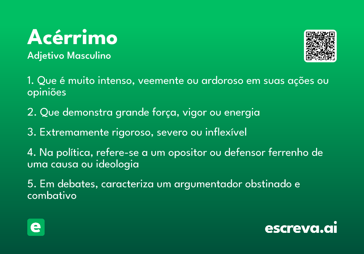 acérrimo