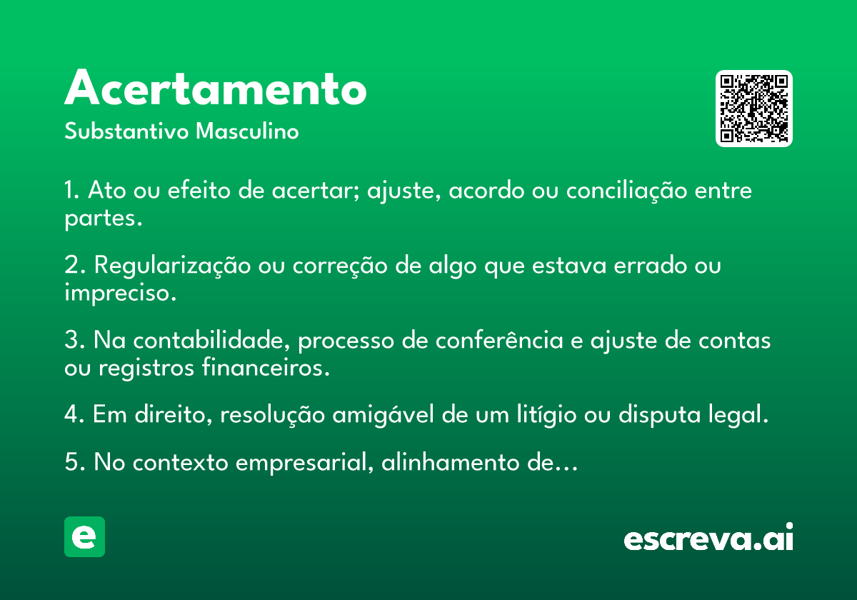 acertamento