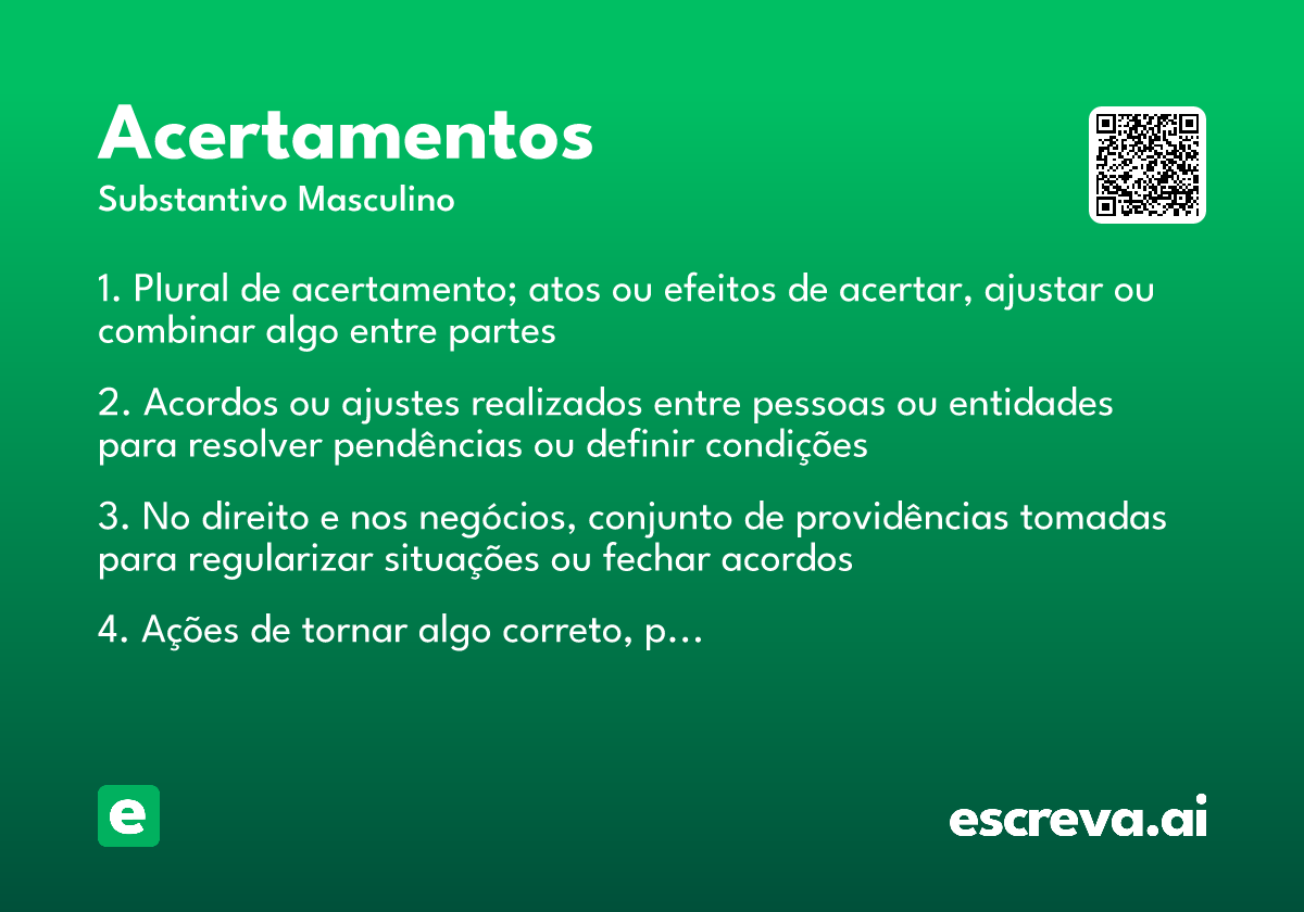 acertamentos