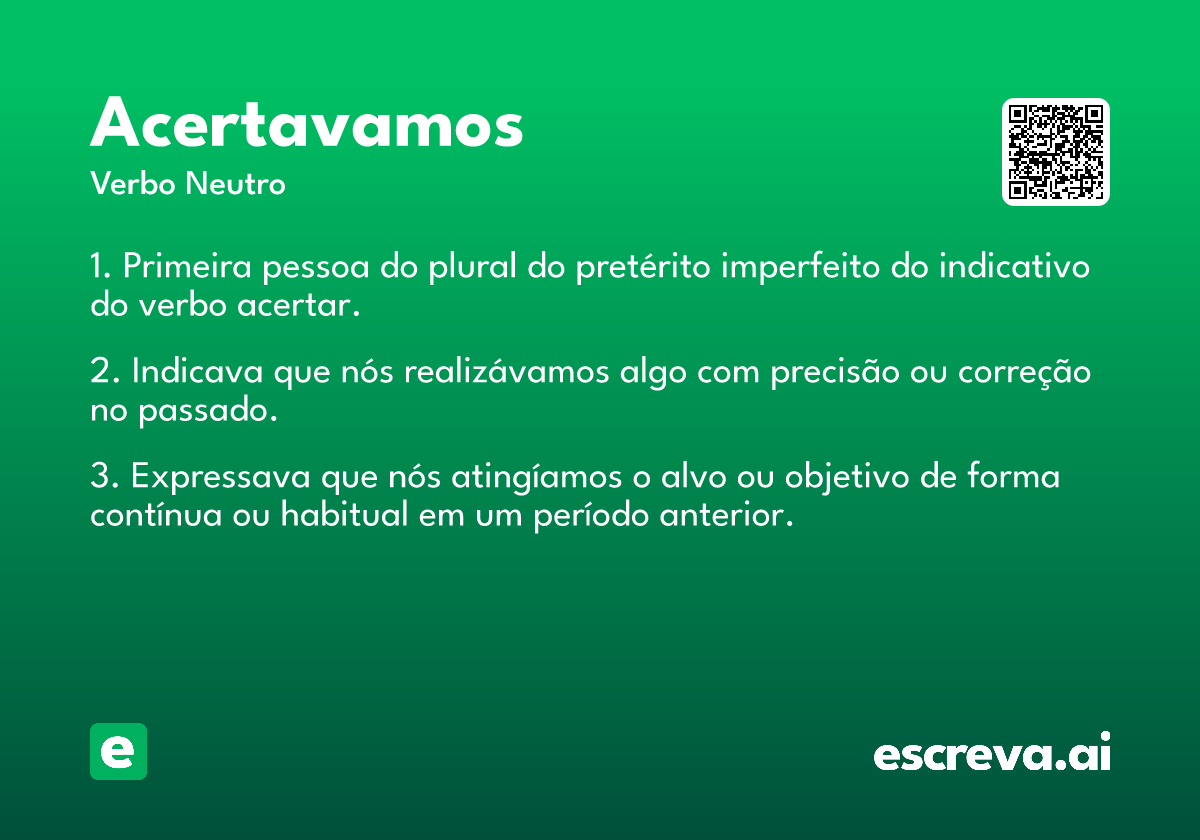 acertavamos