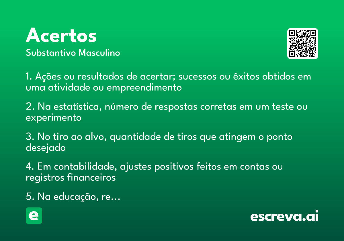 acertos