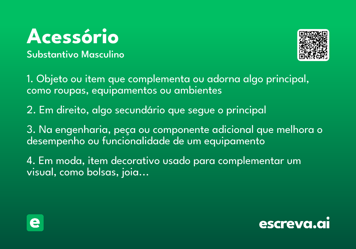 acessório