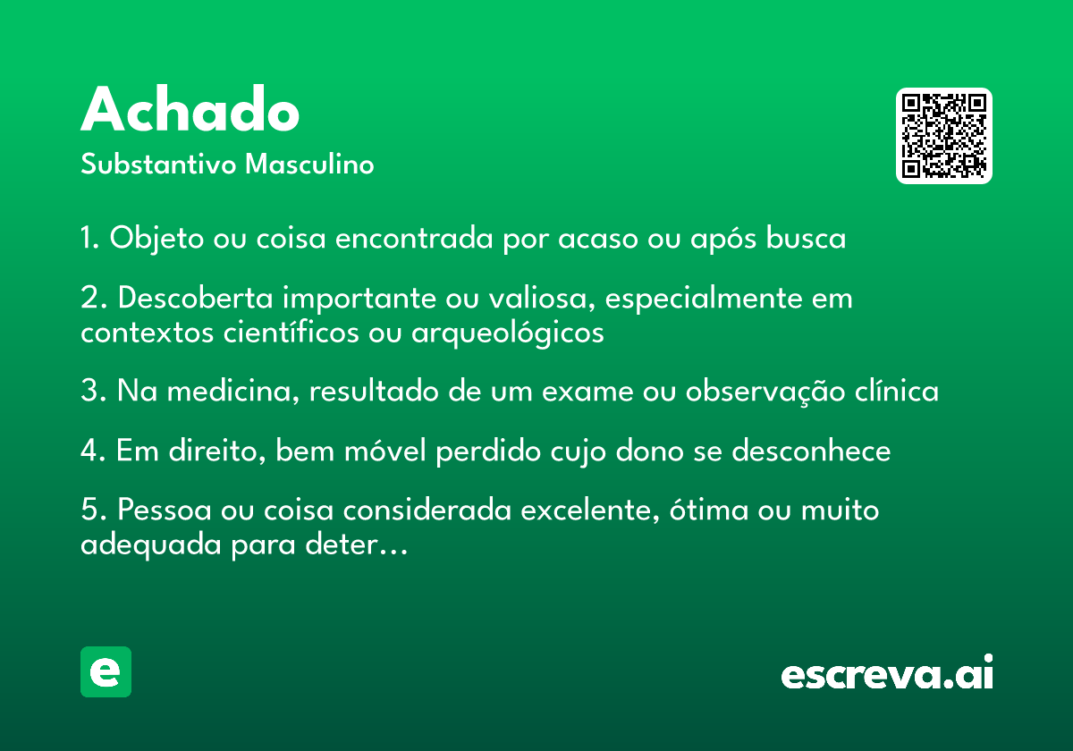 achado