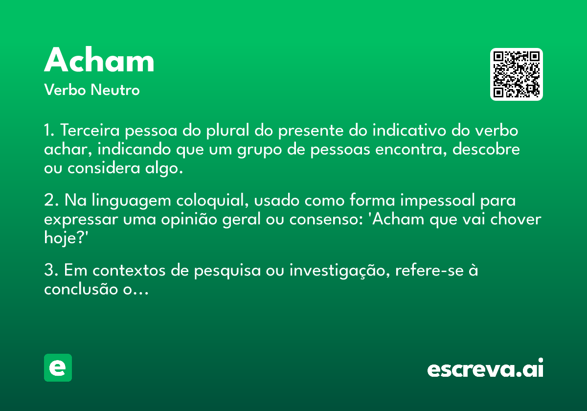 acham