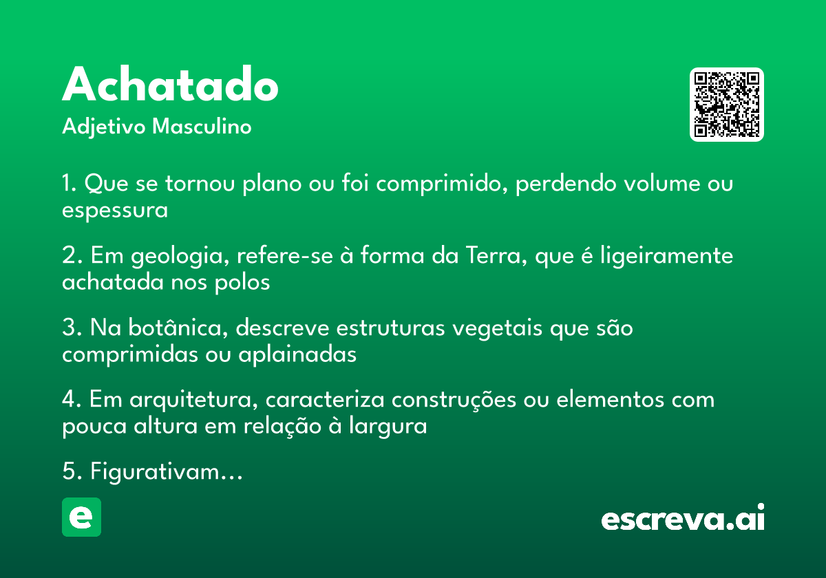 achatado