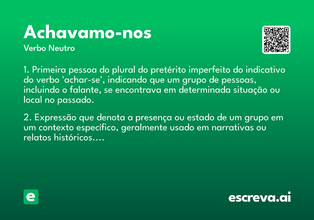 achavamo-nos