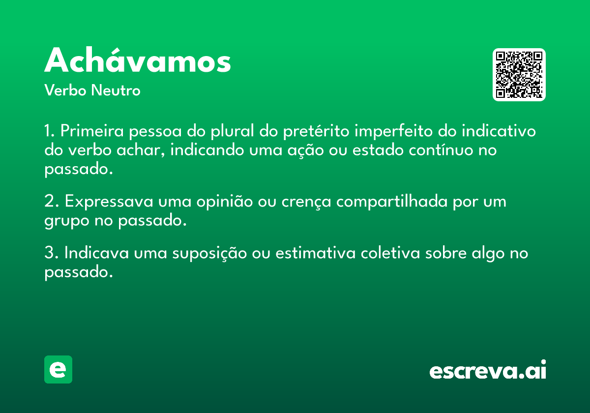 achávamos